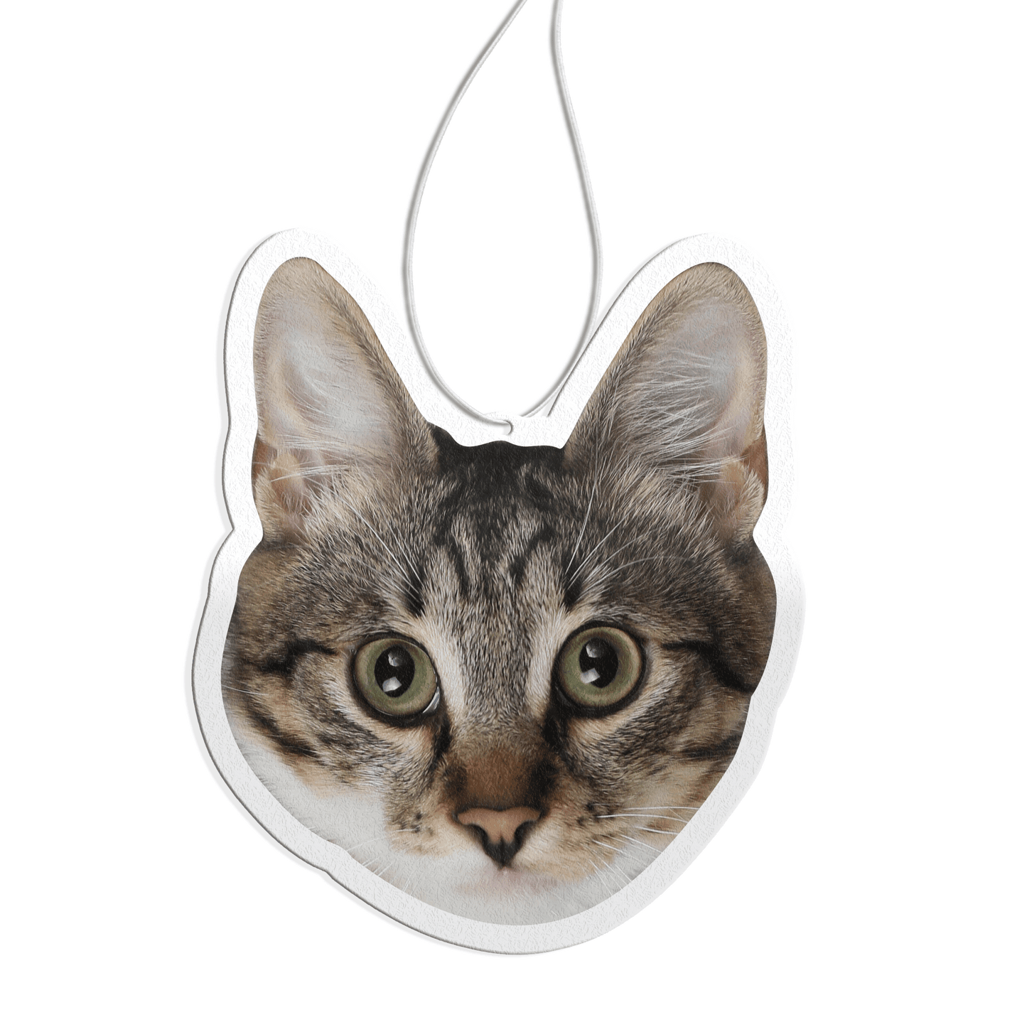 Custom Car Air Freshener Personalised With Your Cat Photo - FRESHENiFY - Customised Air Fresheners