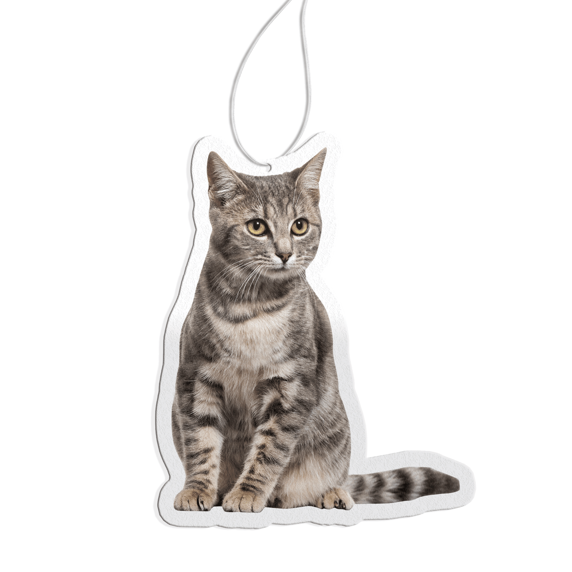 Custom Car Air Freshener Personalised With Your Cat Photo - FRESHENiFY - Customised Air Fresheners