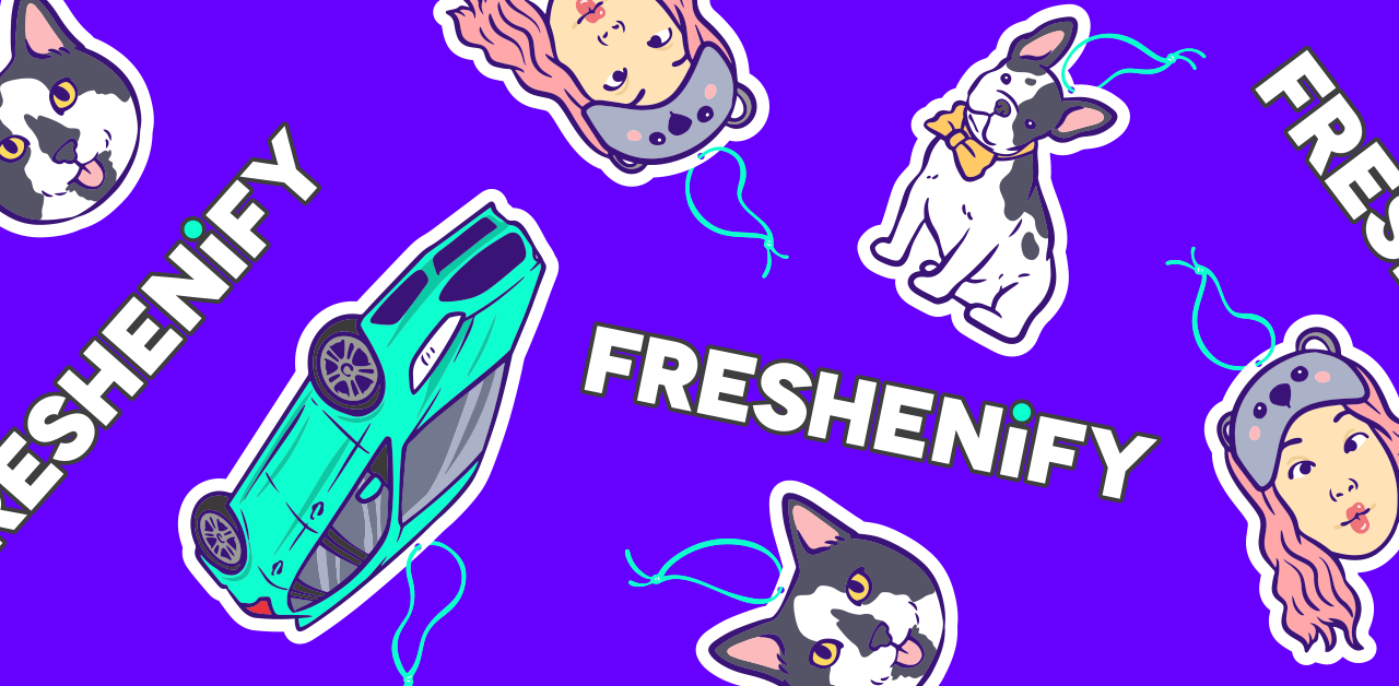Personalised Car Air Fresheners Print On Demand FRESHENiFY